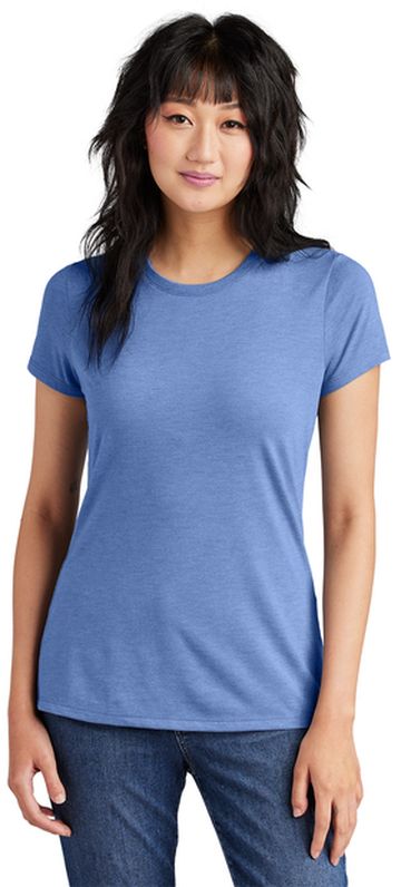 District  Women’s 4.5 oz. poly/ring spun combed cotton/rayon Perfect Tri Short Sleeve T-Shirt